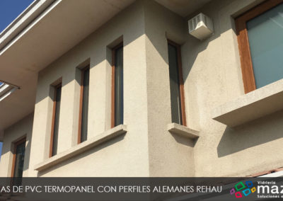 Instalación de ventanas de pvc Mazoti en casas