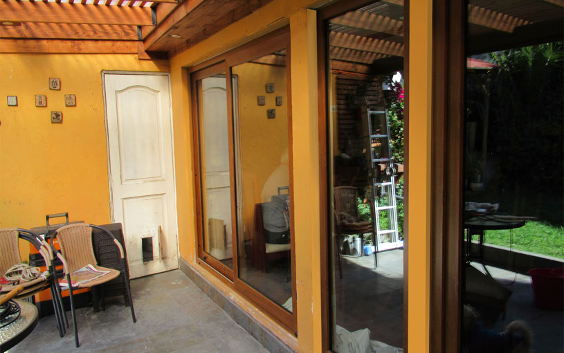 Nuevas instalaciones de ventanas de pvc mazoti en una casa de la comuna de Macul
