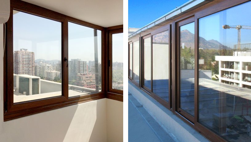 Ventanas y Puertas PVC Termopanel con Instalación en Santiago, Vidriería Mazoti elabora sus productos con marcos Alemanes Rehau, lider en el mundo en productos de PVC