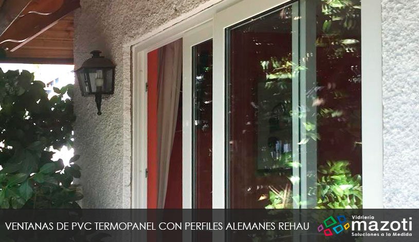 Instala ventanas de pvc termopanel de Vidriería Mazoti