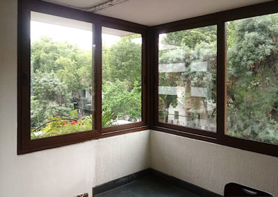 renovación de ventanas por PVC termopanel en departamento
